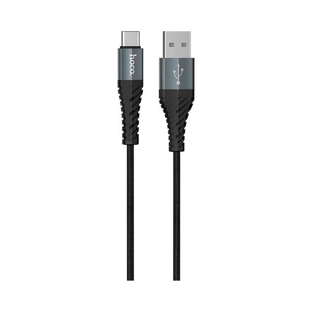 Дата кабель USB 2.0 AM to USB-C 1.0m X38 Cool black HOCO (6931474710567) - зображення 1