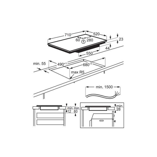 Варочна поверхня Electrolux EIV734 - picture 10