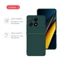 Чехол для мобильного телефона Intaleo Silicone Poco X6 Pro Dark Green (1283126600494) - уменьшенное изображение 3