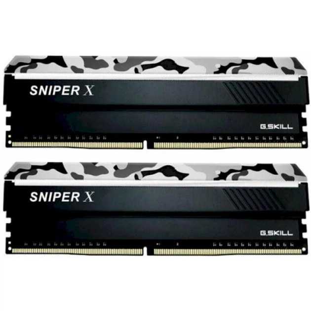 Модуль пам'яті для комп'ютера DDR4 16GB (2x8GB) 3200 MHz Sniper X G.Skill (F4-3200C16D-16GSXWB) - зображення 1