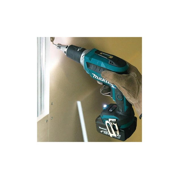 Шуруповерт Makita для гипсокартона LXT, 18В (без АКБ и БП) (DFS452Z) - зображення 4