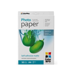 Фотопапір ColorWay A4 120г glossy 50л (PMS1208050A4) зображення 1