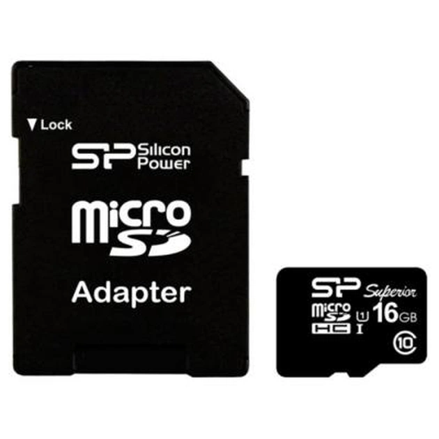 Карта пам'яті Silicon Power 16GB microSD Class10 UHS-I (SP016GBSTHDU1V10SP) - изображение 1