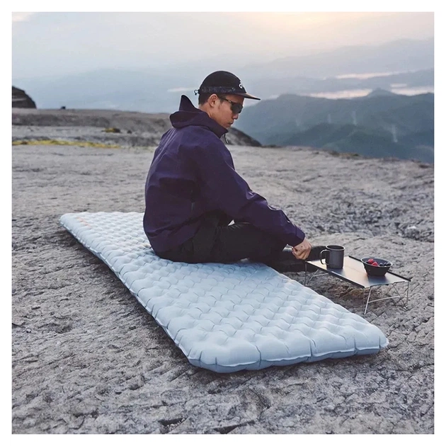 Матрац надувний Naturehike CNK2450WS012, 186х64, сірий (6976507663359) - picture 7