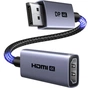 Кабель мультимедийный DisplayPort M to HDMI M 4K60Hz 18Gbps HDR10 3D Ugreen (95418) - уменьшенное изображение 1