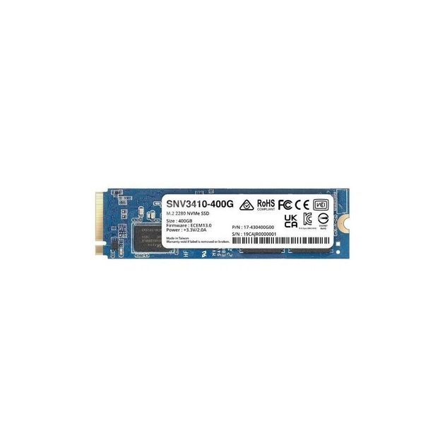 Накопитель SSD для сервера 400GB M.2 2280 NVMe PCIe 3.0 x4 Synology (SNV3410-400G) - изображение 1