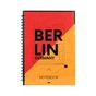 Блокнот Axent на спирали твердая обкл., А5, 96л. Berlin (8032-05-A) - уменьшенное изображение 1