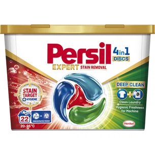 Капсули для прання Persil 4in1 Discs Expert Stain Removal Deep Clean 22 шт. (9000101801385) зображення 1