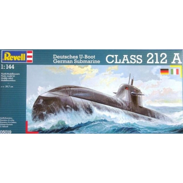 Збірна модель Revell Підводний човен New German Submarine U212 1:144 (5019) - зображення 1