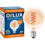 Лампочка Delux Globe G95 5Вт E27 2200К amber spiral filament (90018166) - уменьшенное изображение 2