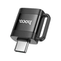 Перехідник UA31C USB-C M to USB F OTG Black HOCO (6942007628129) - зменшене зображення 1