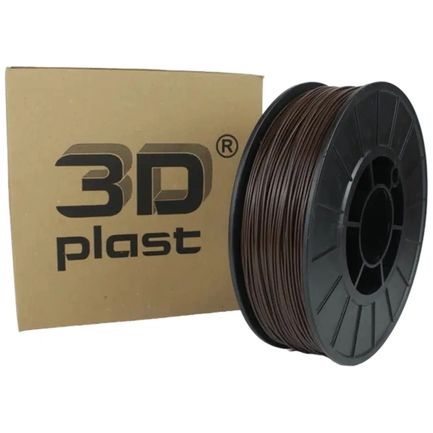 Пластик для 3D-принтера 3Dplast PETG 1.75мм, 0.85кг, brown (3DPTG17508BRN) - изображение 1