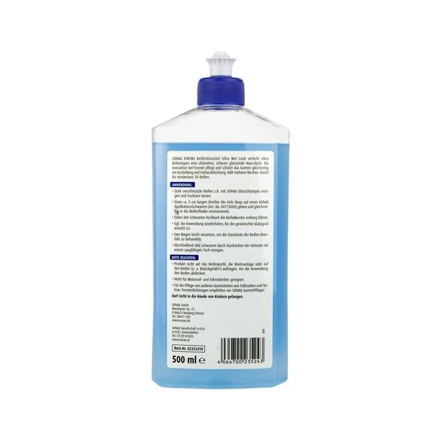 Автомобільний очисник Sonax шин глянцеве XTREME Reifen Glanzgel 500 мл (235241) - picture 2