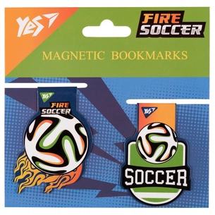 Закладки для книг Yes магнітні Football, 2шт (708111) зображення 1