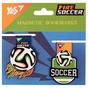 Закладки для книг Yes магнітні Football, 2шт (708111) - зменшене зображення 1