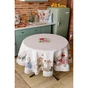 Скатертина Прованс гобеленова Гуси D-136 см (034129) - зменшене зображення 1