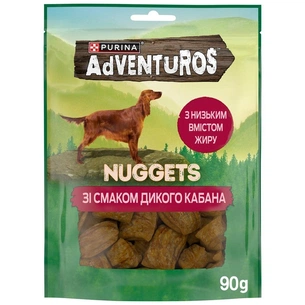Лакомство для собак Purina AdVENTuROS Кусочки со вкусом дикого кабана 90 г (7613035516458) изображение 1