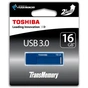 USB флеш накопичувач Toshiba 16GB DAICHI Blue USB 3.0 (THNV16DAIBLU(6) - зменшене зображення 3