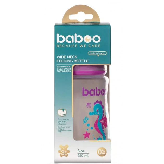 Пляшечка для годування Baboo Морський коник 250 мл (3-114) - picture 4