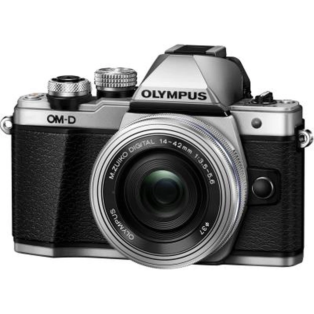 Цифровий фотоапарат Olympus E-M10 mark II Pancake Zoom 14-42 mm Kit silver (V207052SE000) - изображение 1