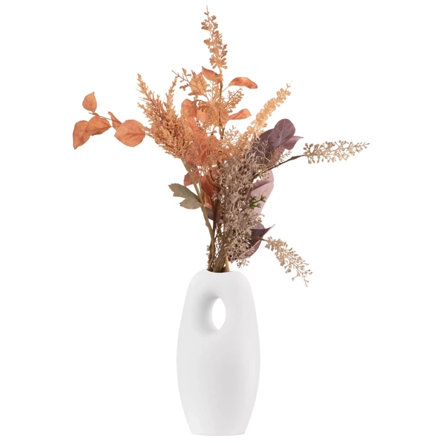 Ваза Ardesto Midori, 12.7х10х23см, порцеляна, білий (AR3823W) - picture 5