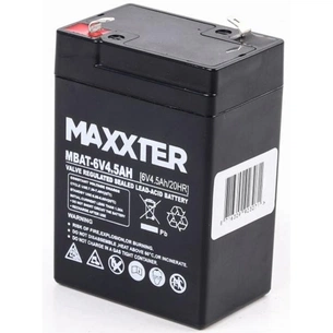 Батарея до ДБЖ Maxxter 6V 4.5AH (MBAT-6V4.5AH) зображення 1