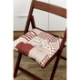 Подушка на стілець Прованс Печворк бордо Господиня 40х40 см (4823093451179) - уменьшенное изображение 3