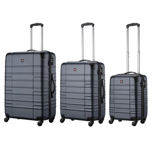 Набір валіз Wenger Amplar 3 в 1 (S,M,L) пластик, 4 колеса, синій (653150) зображення 1