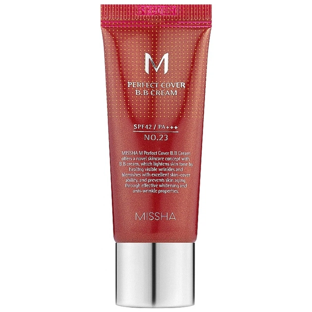 BB-крем Missha M Perfect Cover BB Cream EX SPF42/PA+++ 23 - Natural Beige (8809581487963) - picture 1