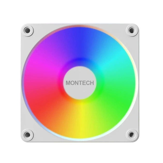Кулер для корпуса MONTECH GF120 V2 ARGB PWM (W) - изображение 1