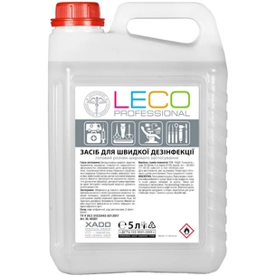 Антисептик для рук Leco Засіб для швидкої дезінфекції 5 л (ХL 40301) зображення 1
