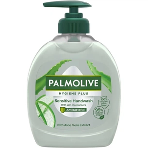Рідке мило Palmolive Hygiene Plus з екстрактом Алое вера для чутливої шкіри 300 мл (8718951488328) зображення 1