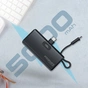 Універсальна мобільна батарея Promate Nanopack-5 5000mAh 20W Black - уменьшенное изображение 2