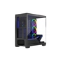 Корпус Modecom VOLCANO STELLAR ARGB MIDI 5x120mm fans BLACK (AT-STELLAR-5F-ARGB-10) - зменшене зображення 4
