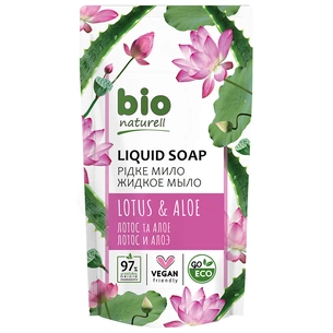 Рідке мило Bio Naturell Лотос і алое дой-пак 460 мл (4820168433689) зображення 1