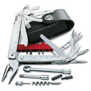 Мультитул Victorinox SwissTool X Plus Ratchet Leather Case (3.0339.L) зображення 1