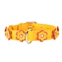 Нашийник для тварин Collar GLAMOUR з оздобленням "Аплікація" Ш 25 мм Д 38-49 см помаранчевий (35034) - зменшене зображення 2