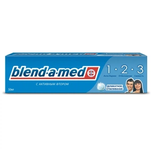 Зубна паста Blend-a-med 3-Ефект Делікатне відбілювання 50 мл (5011321360730) зображення 1
