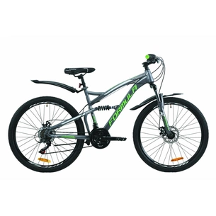 Велосипед Formula 26" X-ROVER AM2 DD рама-19" St 2020 антрацитово-білий із зеленим (OPS-FR-26-427) зображення 1