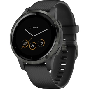 Смарт-годинник Garmin vivoactive 4S, Black/Slate, GPS (010-02172-13) зображення 1
