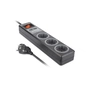 Мережевий подовжувач REAL-EL RS-3 USB CHARGE 1.8m, black (EL122500001) - зменшене зображення 9