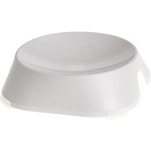 Посуд для котів Fiboo Flat Bowl миска з антиковзаючими накладками біла (FIB0093) зображення 1