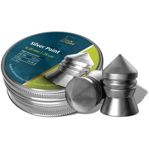 Пульки H&N Silver Point 6,35 мм, 1,58 г, 150 шт/уп (92346350001) зображення 1