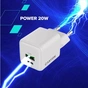 Зарядний пристрій Canyon CU20AC GaN 20W 1xPD 1xQC EU White (CNS-CUW20AC) - зменшене зображення 6