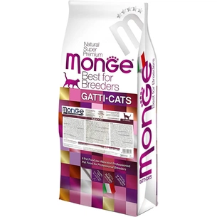 Сухий корм для кішок Monge Cat Indoor зі смаком курки та рису 10 кг (8009470004824) зображення 1