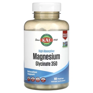 Мінерали KAL Магній Гліцинат високої засвоюваності, 350 мг, High Absorption M (CAL-39022) зображення 1