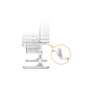 Парта Mealux Hamilton Multicolor Blue (BD-680 W/G MC+BL з полицею) - зменшене зображення 6