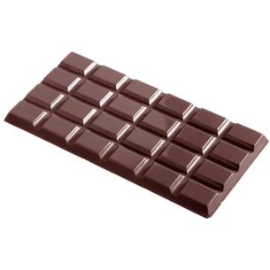 Форма для шоколаду Chocolate World Плитка класична 100 x 50 x 5 мм 6 шт (2017 CW) зображення 1