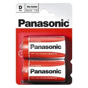 Батарейка Panasonic D R20 RED ZINK * 2 (R20REL/2BPR) зображення 1