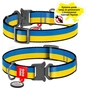 Нашийник для тварин WAUDOG Nylon з QR паспортом "Colors of freedom" металева пряжка-фастекс XXL (4535-4020) - зменшене зображення 6